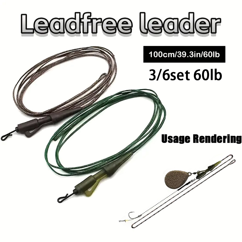 Monofilament Line - 3/6 шт., леска для ловли карпа,